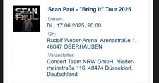 Konzert tickets sean gebraucht kaufen  Mülheim an der Ruhr
