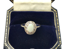 Opal diamond ring for sale  LIVERPOOL