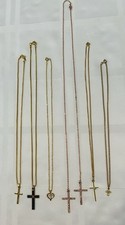 Lot cross necklaces for sale  Fairdale