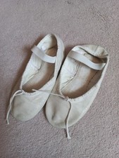 Weiße lederballettschuhe 12 gebraucht kaufen  Ergoldsbach