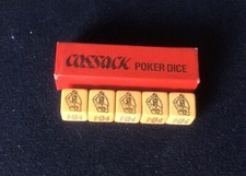Cossack poker dice for sale  BOGNOR REGIS