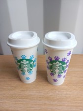 Pair starbucks reusable for sale  NORTHAMPTON
