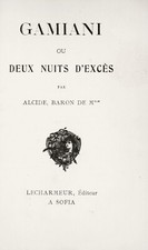 1908 gamiani musset d'occasion  Venarey-les-Laumes