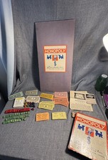 Antigo 1935 Parker Brothers Monopoly Game – Early Black Box Edition Completo!  comprar usado  Enviando para Brazil