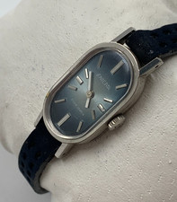 1960 Vintage Enicar Star Jewel Relógio Retângulo Azul Manual Feminino 24mm*16mm comprar usado  Enviando para Brazil
