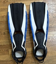 Barbatana de mergulho/snorkel Aqualung Phazer azul - Tamanho grande, usado comprar usado  Enviando para Brazil