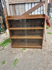 Antique oak bookcase for sale  STAFFORD