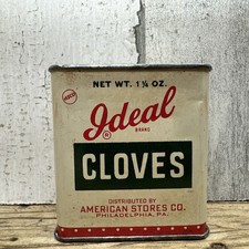 Vintage Ideal American Stores Spice Tin - Cravo -Philadelphia PA Publicidade comprar usado Vintage Ideal American Stores Spice Tin - Cravo -Philadelphia PA Publicidade comprar usado  Enviando para Brazil