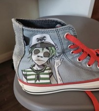 Gorillaz converse size for sale  LONDON