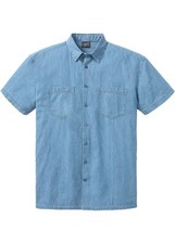 Kurzarm jeanshemd loose gebraucht kaufen  Deutschland