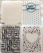 Bundle embossing folders for sale  KINGSWINFORD
