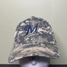 Boné Milwaukee Brewers ajustável camuflagem digital logotipo bordado MLB comprar usado  Enviando para Brazil