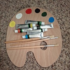 Wooden paint palette for sale  Colby