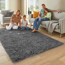 Alfombras peludas gris for sale  Plainfield