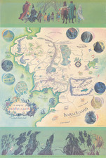 Map middle earth for sale  LONDON