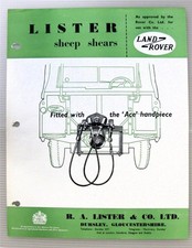Land rover lister for sale  LEICESTER