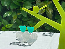 Retro heart earrings for sale  NEWRY