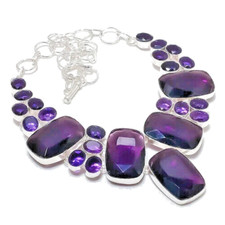 Edelstein halskette handgefert gebraucht kaufen Edelstein halskette handgefert gebraucht kaufen  Hannover