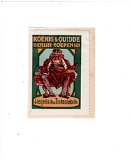 Reklamemarke firma könig gebraucht kaufen  Berlin