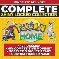 Pokémon HOME Pacote Coleção Completa Bloqueado Brilhante Compatível com Violeta Escarlate comprar usado  Enviando para Brazil
