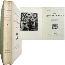 Chansons bilitis 1928 d'occasion  Nogent-le-Roi