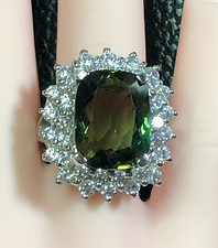 Sterling silver green for sale  Stockbridge