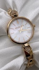 Relógio Michael Kors feminino ouro rosa Jaryn Mercer delicado mostrador perolado , usado comprar usado  Enviando para Brazil
