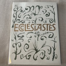 Ecclesiastes preacher handwrit for sale  Gloucester