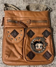 Bolsa de ombro transversal Betty Boop marrom comprar usado  Enviando para Brazil