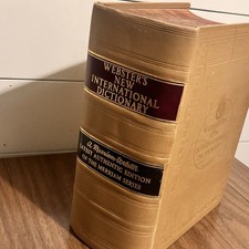 1926 Webster’s New International Dictionary G&C Merriam Co. Hardcover  comprar usado  Enviando para Brazil