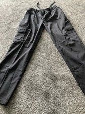 Black cargo trousers for sale  DEESIDE