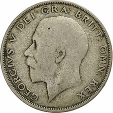 [#1164914] Grã-Bretanha, George V, 1/2 Coroa, 1921, Prata, Muito Bom Estado, km:818.1, a comprar usado  Enviando para Brazil