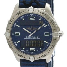 Relógio masculino Breitling Aerospace titânio quartzo E65062 polido BF583309 comprar usado  Enviando para Brazil