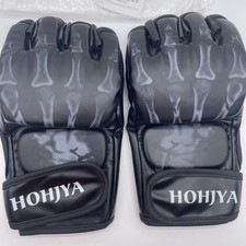Luvas de boxe meio dedo para MMA kickboxing muay thai sparring treinamento unissex comprar usado  Enviando para Brazil