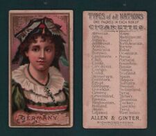 1889 allen ginter for sale  Los Angeles