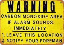Metal sign warning d'occasion  Expédié en Belgium
