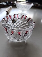 Kristallglas schale rote gebraucht kaufen  Großostheim