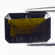 💎 Epidoto verde amarelado natural octógono 1,44 ct 8,5x5,5 mm - Pedra preciosa africana comprar usado  Enviando para Brazil
