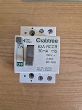 Crabtree amp rcd for sale  STIRLING
