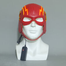 Filme cosplay The Flash Barry Allen capacete de LED super-herói máscaras de Halloween adereços comprar usado  Enviando para Brazil