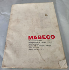 mabeco gebraucht kaufen  Allenbach, Herborn, Sien