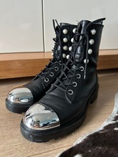 Zara echtleder boots gebraucht kaufen  Hamburg