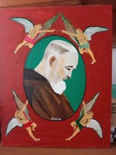 Quadro naif padre usato  Chignolo Po