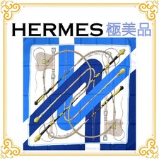 Hermes scarf blue d'occasion  Expédié en Belgium