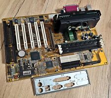 Usado, Placa-mãe Abit BE6 slot 1 SDRAM AGP Intel i440BX +Pentium III 450MHz SL3CC CPU comprar usado  Enviando para Brazil