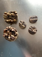 Vintage horn buttons for sale  BRIGHTON