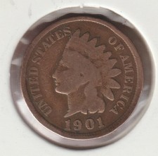 Moeda rara do Velho Oeste 1901 cabeça de índio coleção americana centavo escudo EUA, usado comprar usado  Enviando para Brazil