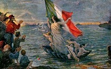 Cartolina grande italia usato  Piacenza