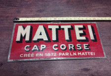 Plaque pub mattei d'occasion  Chantelle