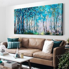 Blue trees wall for sale  Brentwood